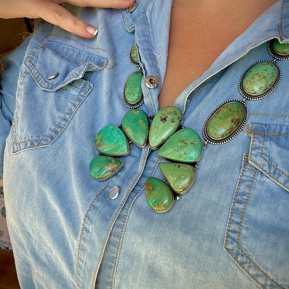 Royston Turquoise Naja Statement Necklace